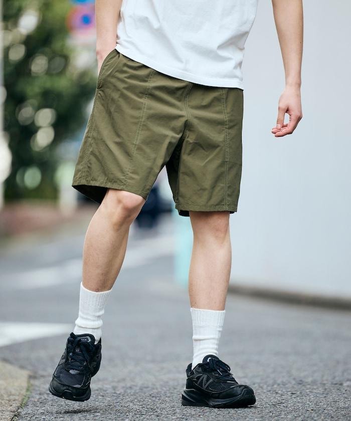 棉尼龍 可收納 休閒短褲