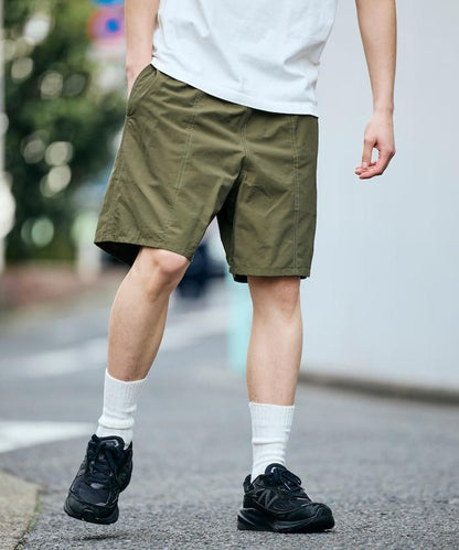 棉尼龍 可收納 休閒短褲