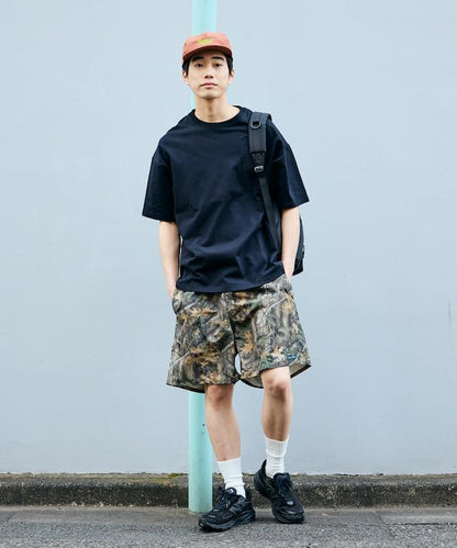 棉尼龍 可收納 休閒短褲