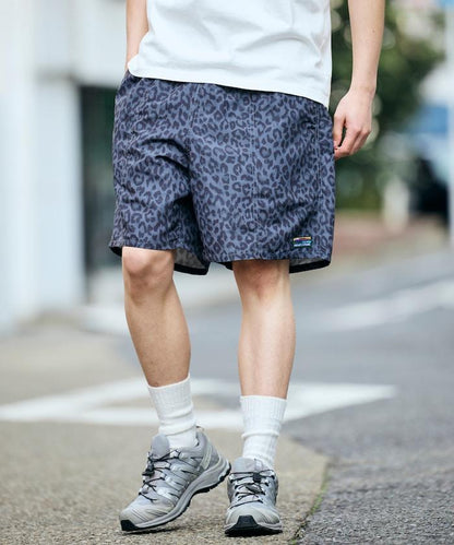 棉尼龍 可收納 休閒短褲