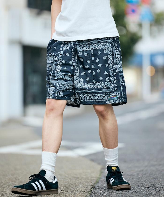 棉尼龍 可收納 休閒短褲