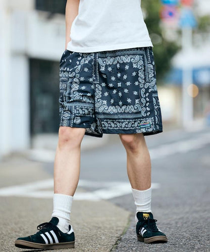 棉尼龍 可收納 休閒短褲