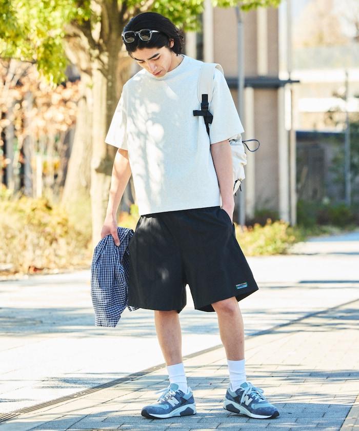 棉尼龍 可收納 休閒短褲