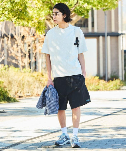 棉尼龍 可收納 休閒短褲