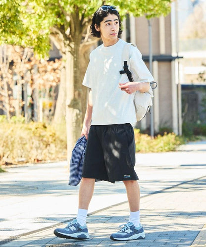 棉尼龍 可收納 休閒短褲