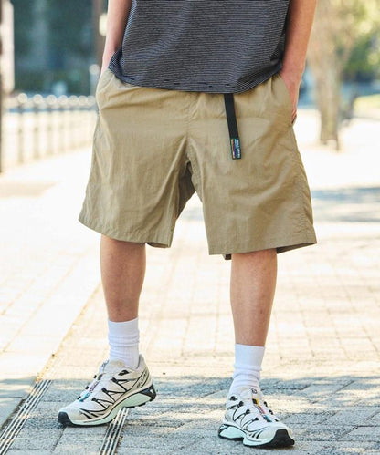 攀巖風鬆緊腰 尼龍 休閒短褲