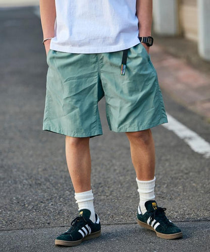 攀巖風鬆緊腰 尼龍 休閒短褲