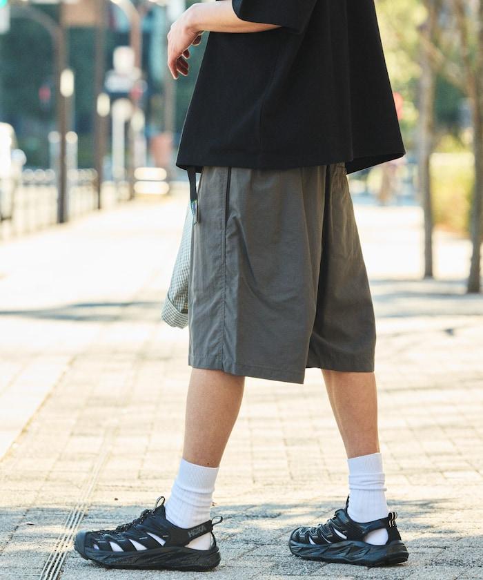 攀巖風鬆緊腰 尼龍 休閒短褲