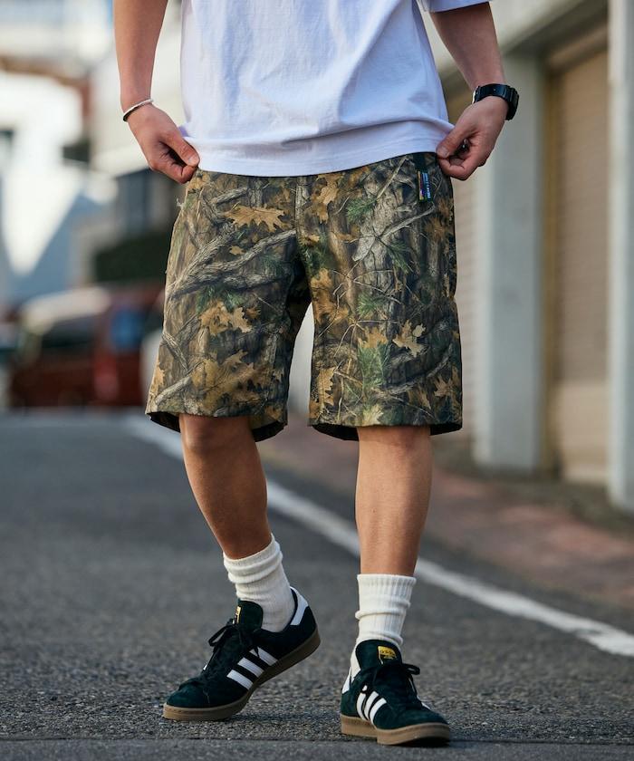 攀巖風鬆緊腰 尼龍 休閒短褲