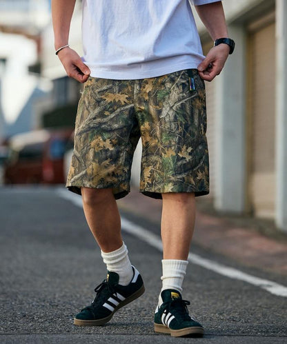 攀巖風鬆緊腰 尼龍 休閒短褲