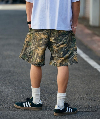 攀巖風鬆緊腰 尼龍 休閒短褲