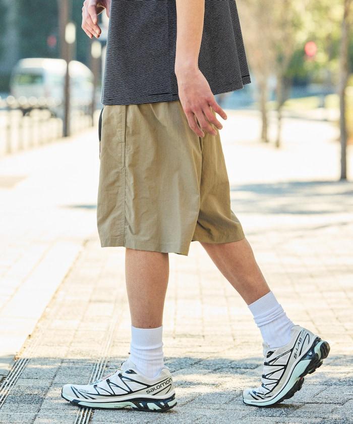 攀巖風鬆緊腰 尼龍 休閒短褲