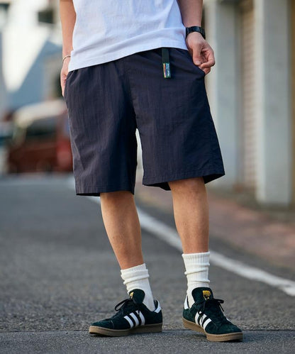 攀巖風鬆緊腰 尼龍 休閒短褲