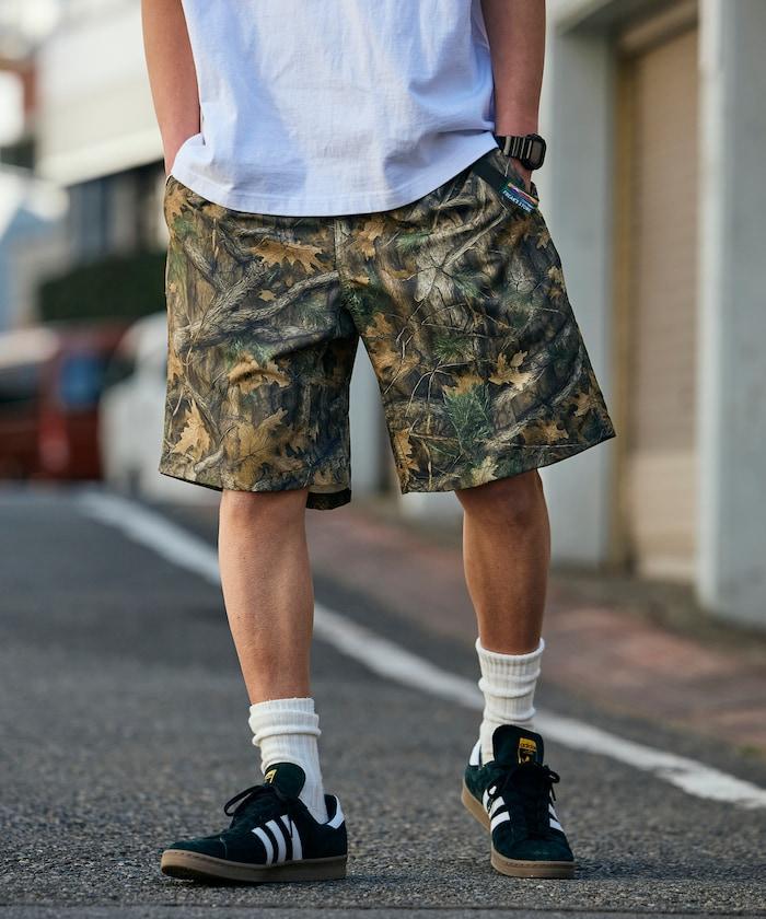 攀巖風鬆緊腰 尼龍 休閒短褲