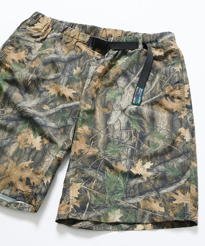 攀巖風鬆緊腰 尼龍 休閒短褲