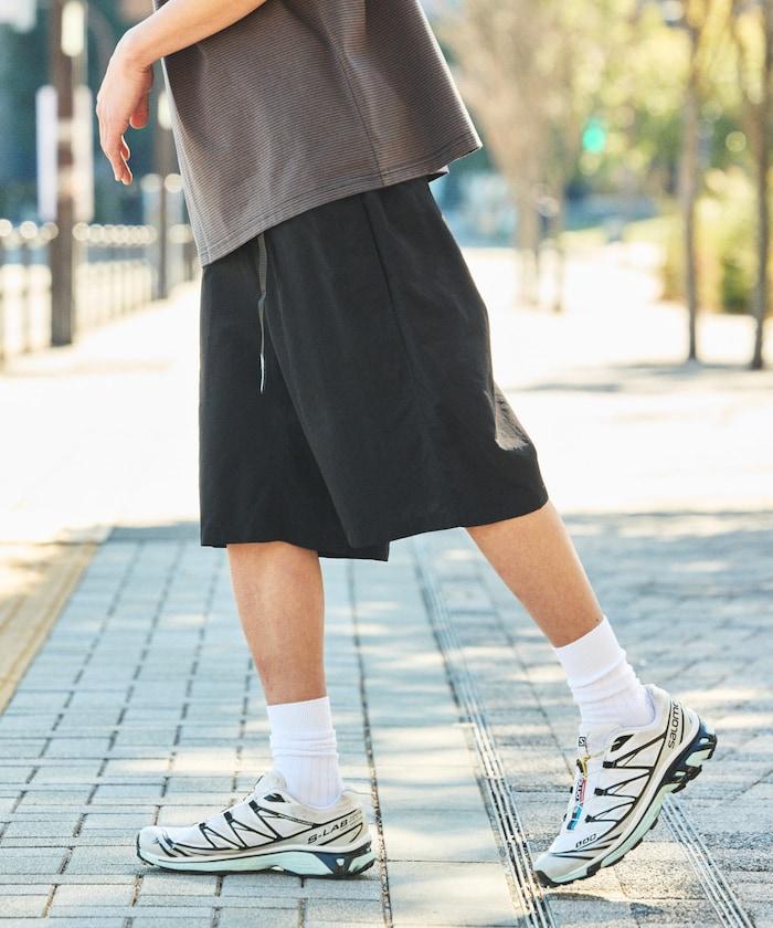 攀巖風鬆緊腰 尼龍 休閒短褲