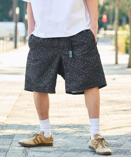 攀巖風鬆緊腰 尼龍 休閒短褲