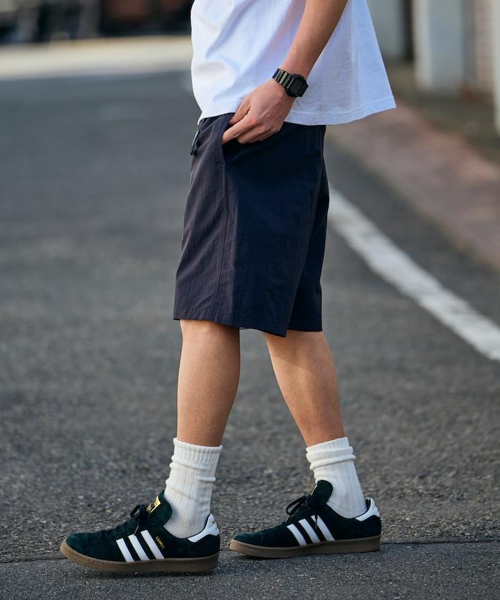 攀巖風鬆緊腰 尼龍 休閒短褲