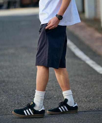 攀巖風鬆緊腰 尼龍 休閒短褲