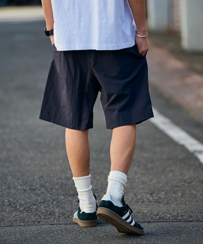 攀巖風鬆緊腰 尼龍 休閒短褲