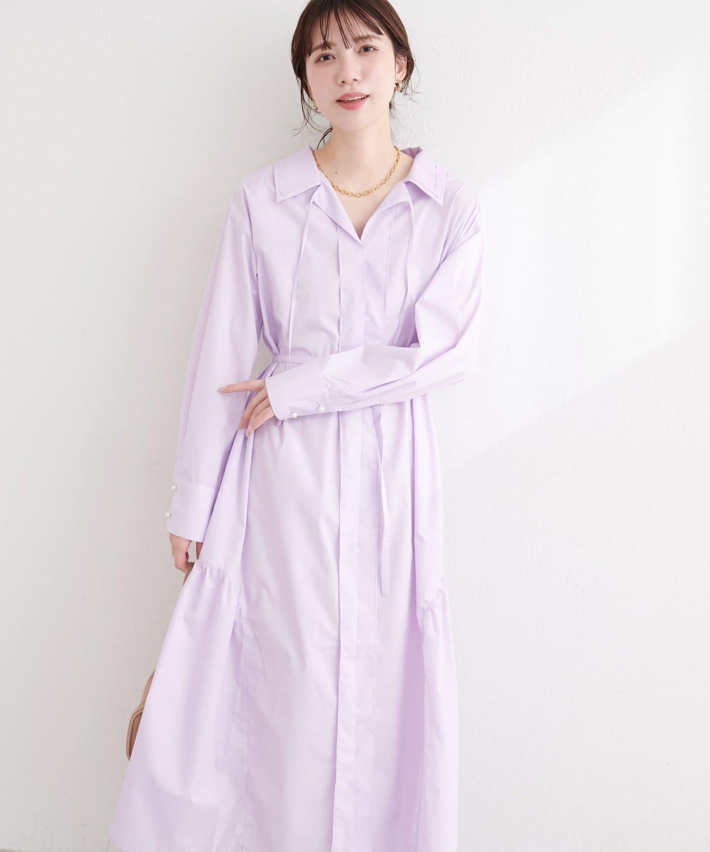 osono 多WAY穿法設計 襯衫連衣裙