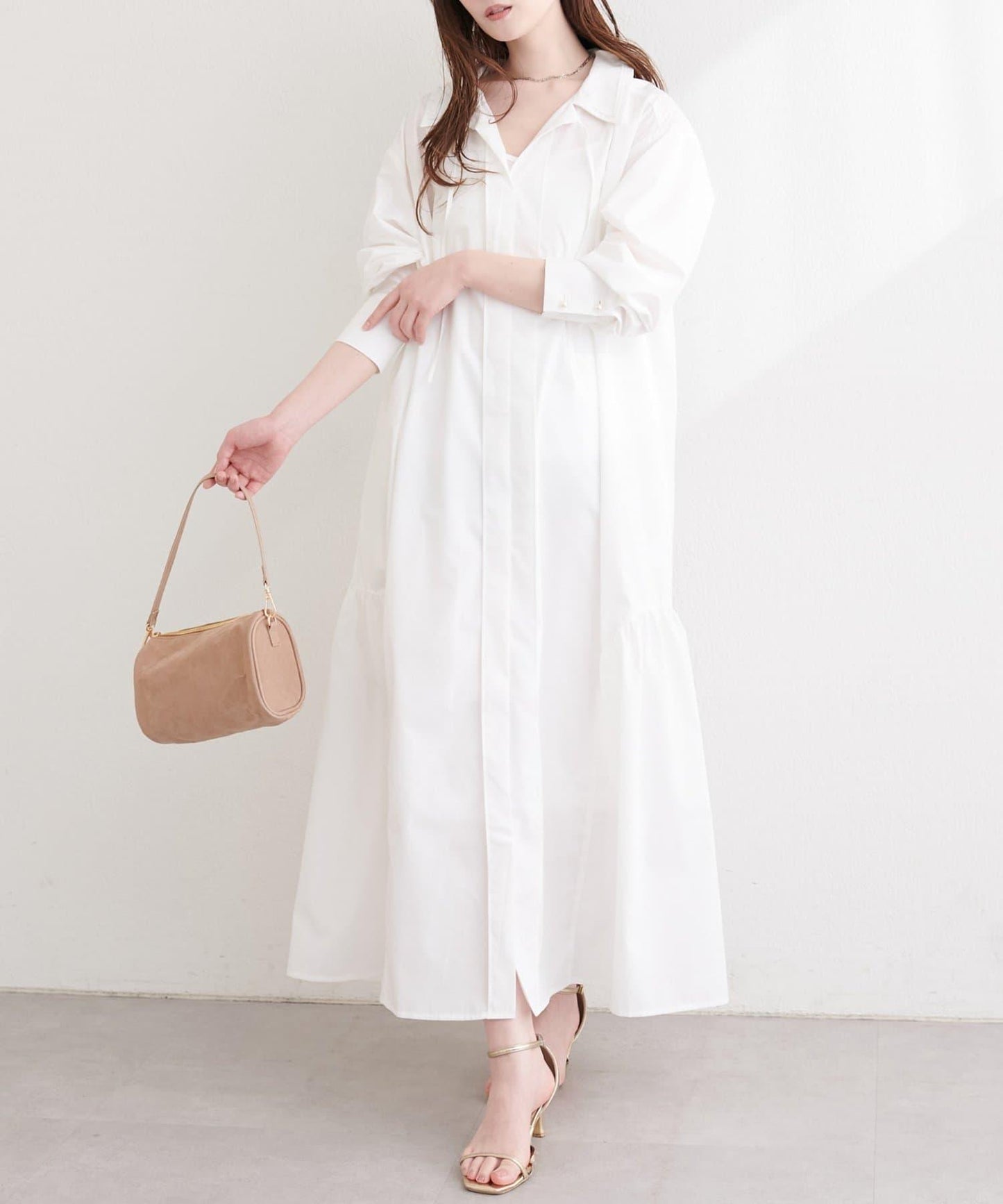 osono 多WAY穿法設計 襯衫連衣裙