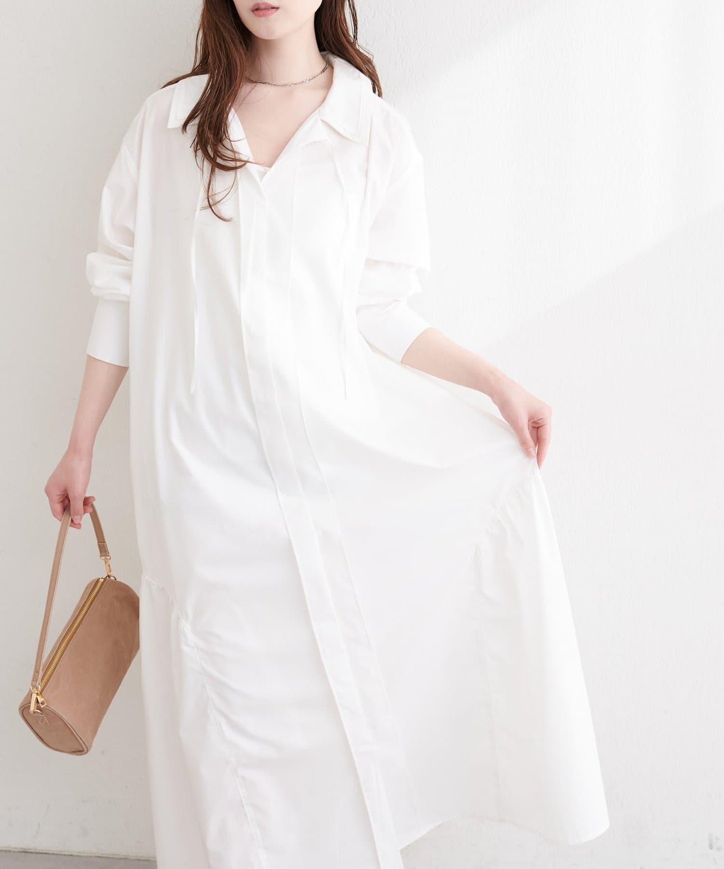 osono 多WAY穿法設計 襯衫連衣裙