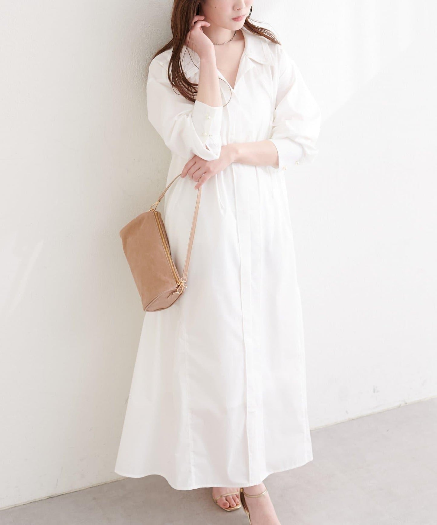 osono 多WAY穿法設計 襯衫連衣裙