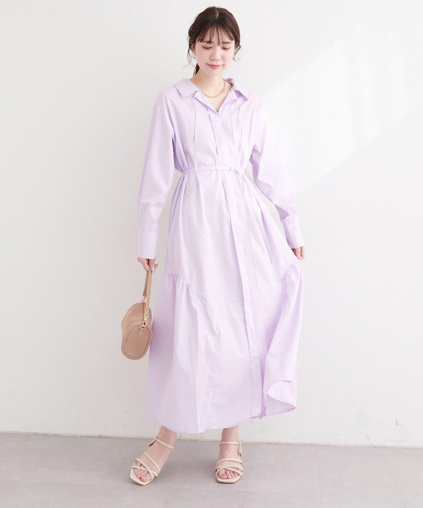osono 多WAY穿法設計 襯衫連衣裙