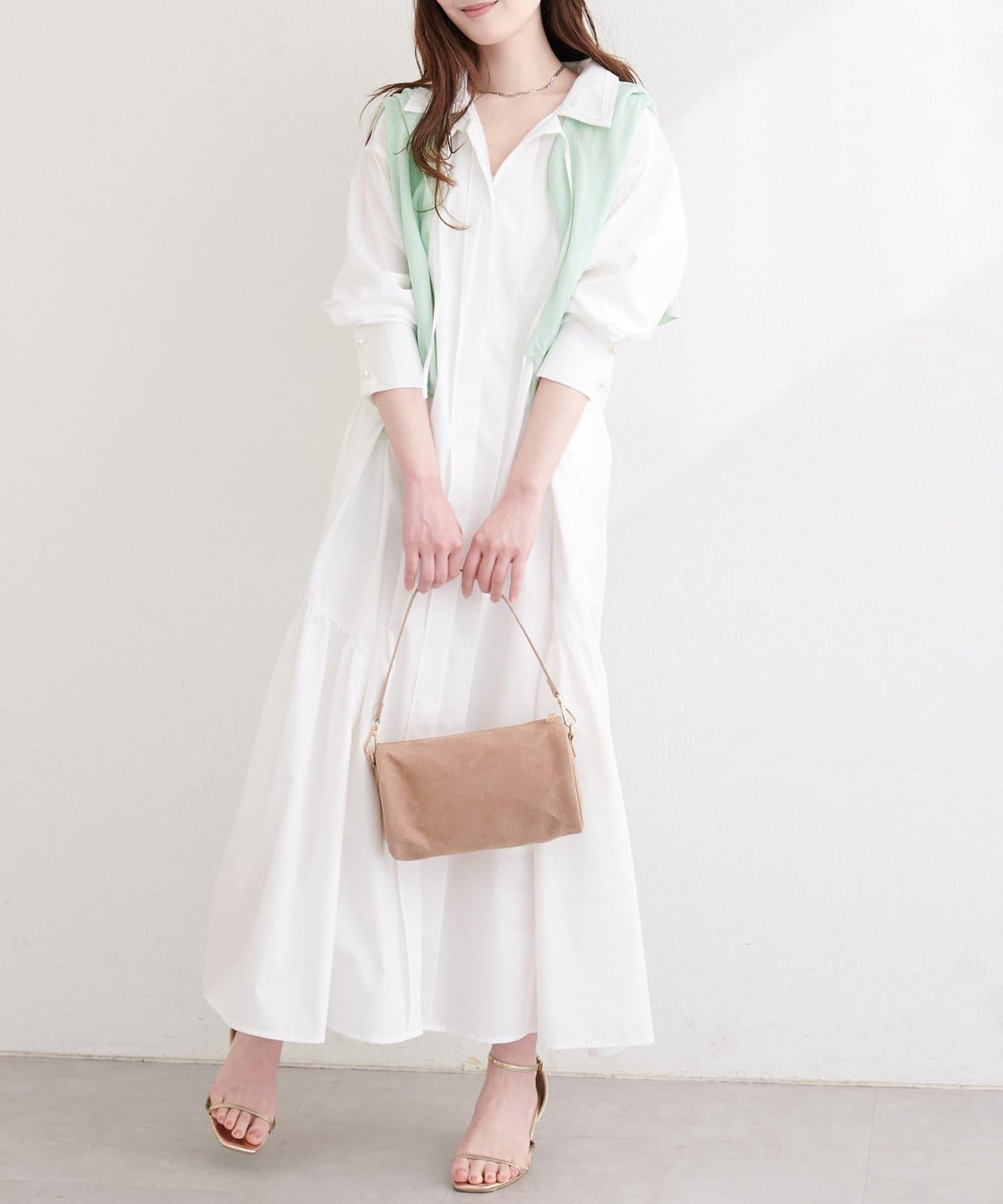 osono 多WAY穿法設計 襯衫連衣裙