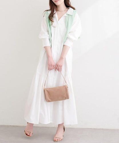 osono 多WAY穿法設計 襯衫連衣裙