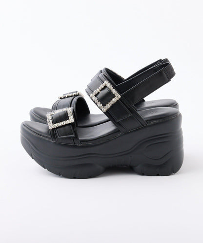 水鑽裝飾釦 運動涼鞋