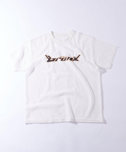 BRONX ロゴ網眼 T恤