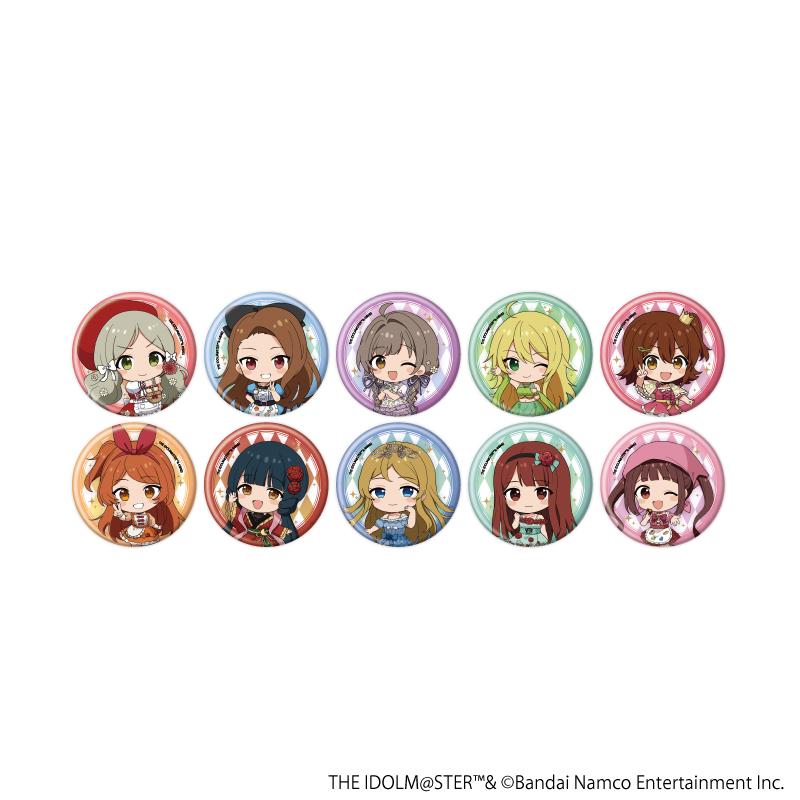 アイドルマスター ミリオンライブ！（偶像大師 百萬現場） 缶バッジ15系列 全10種 徽章套裝 10個入 完整套裝