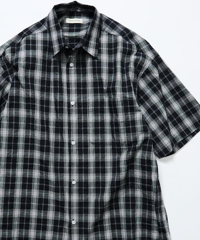 Relax Fit 寬鬆版 常規領 泡泡紗 短袖襯衫