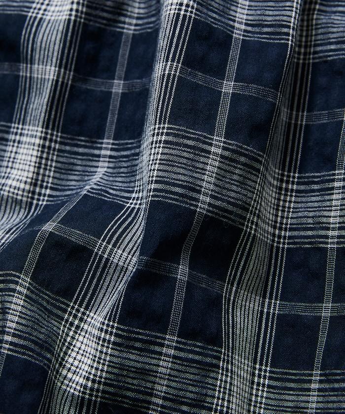 Relax Fit 寬鬆版 常規領 泡泡紗 短袖襯衫