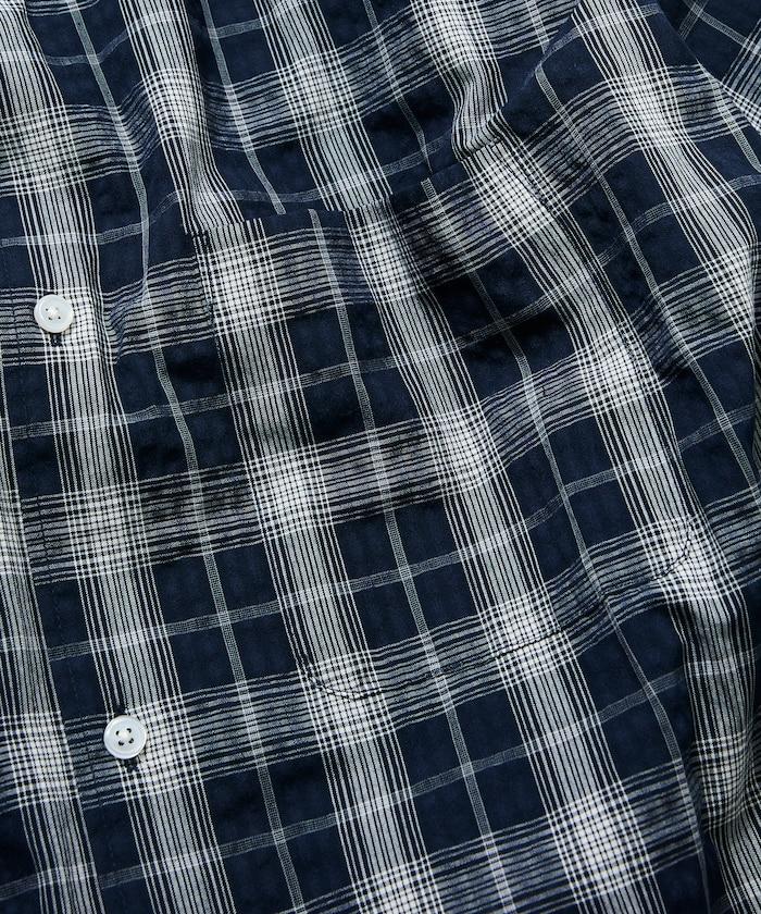 Relax Fit 寬鬆版 常規領 泡泡紗 短袖襯衫