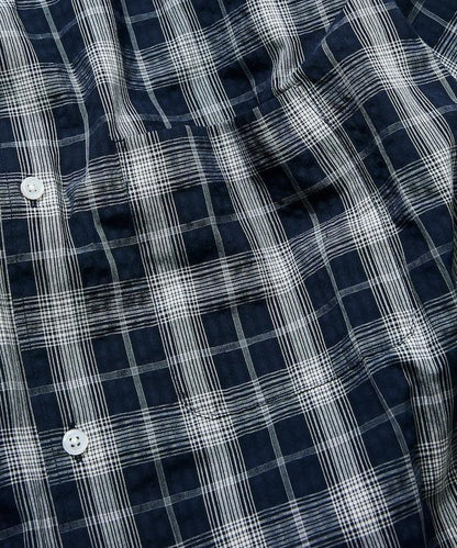 Relax Fit 寬鬆版 常規領 泡泡紗 短袖襯衫