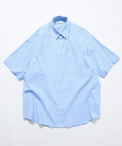 Relax Fit 寬鬆版 常規領 泡泡紗 短袖襯衫