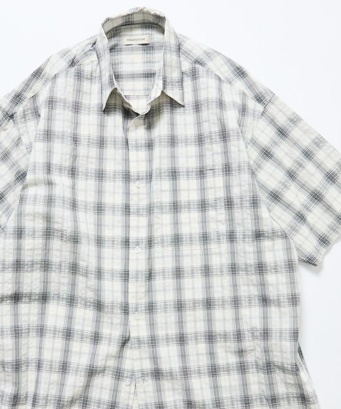 Relax Fit 寬鬆版 常規領 泡泡紗 短袖襯衫