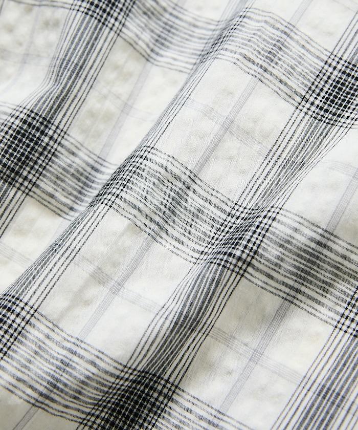 Relax Fit 寬鬆版 常規領 泡泡紗 短袖襯衫