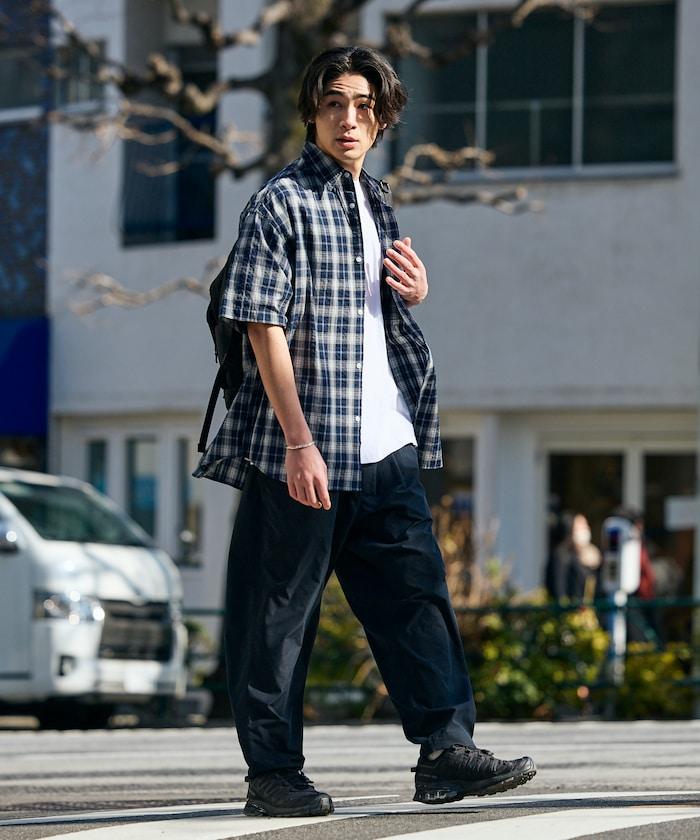 Relax Fit 寬鬆版 常規領 泡泡紗 短袖襯衫