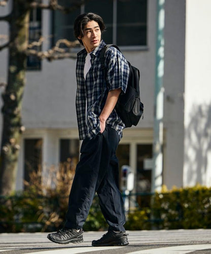 Relax Fit 寬鬆版 常規領 泡泡紗 短袖襯衫