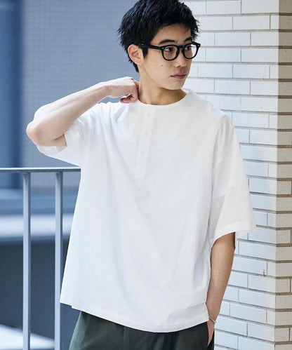 Relax Fit 寬鬆版 亨利領 套頭襯衫