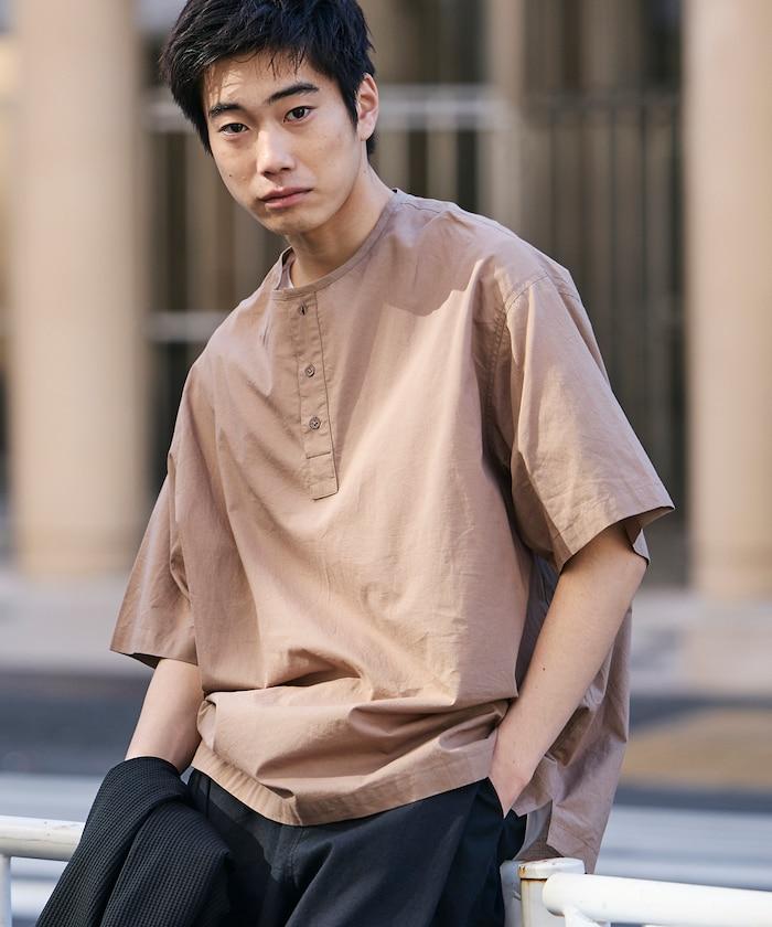 Relax Fit 寬鬆版 亨利領 套頭襯衫