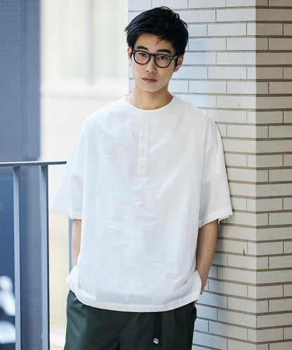 Relax Fit 寬鬆版 亨利領 套頭襯衫