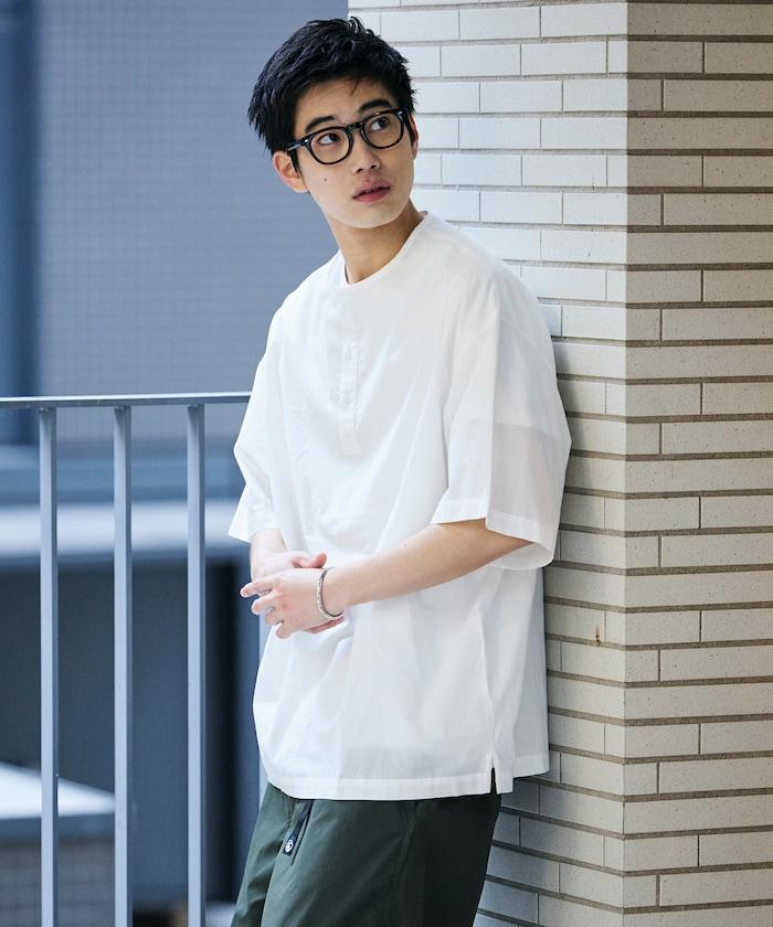 Relax Fit 寬鬆版 亨利領 套頭襯衫