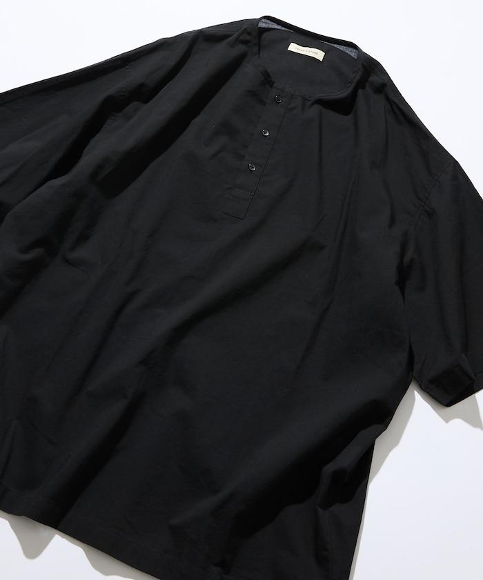 Relax Fit 寬鬆版 亨利領 套頭襯衫