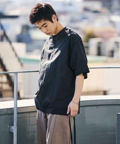 Relax Fit 寬鬆版 亨利領 套頭襯衫