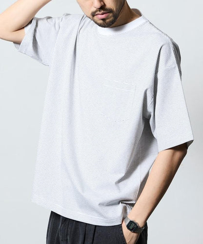 STORATECH 寬鬆廓形 圓領 抗菌防臭制菌UV防曬接觸涼感吸水速幹 T恤